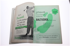 1954 US Open at Baltusrol Golf Club Program - Ed Furgol Winner