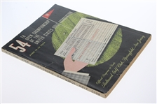 1954 US Open at Baltusrol Golf Club Program - Ed Furgol Winner