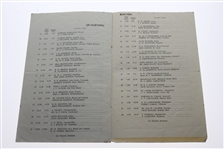 1947 Open Championship Qualifying Rounds Official Program - For Competitors Only
