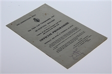 1947 Open Championship Qualifying Rounds Official Program - For Competitors Only