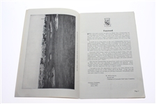 1953 Open Championship at Carnoustie Program - Wed & Thurs - Robert de Vicenzo Signed JSA ALOA