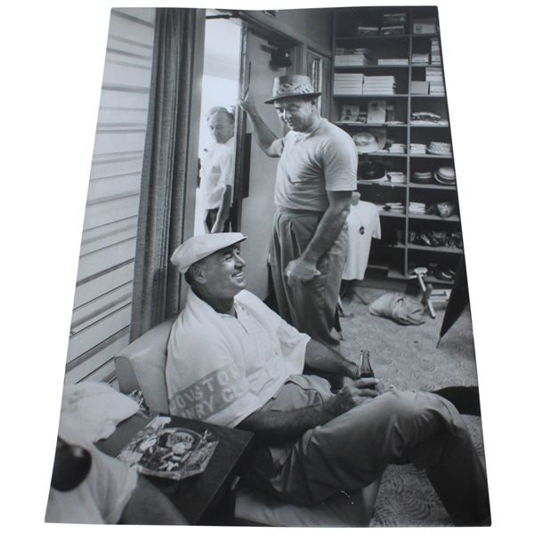 Ben Hogans (Personal) With Sam Snead B&W Sports Illustrated 1965 Original Photo - Houston Country Club