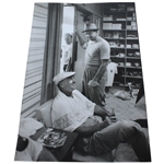 Ben Hogans (Personal) With Sam Snead B&W Sports Illustrated 1965 Original Photo - Houston Country Club