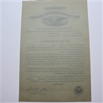 Ben Hogan's Personal Official Military Papers -  1945 Promotion to First Lieutenant