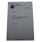 The Thunderbirds Confidential Address Book 1993-1994 with Note to Ben Hogan from Big Chief Scott Jackson