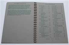 The Thunderbirds Confidential Address Book 1993-1994 with Note to Ben Hogan from Big Chief Scott Jackson