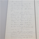 Ben Hogan's Handwritten Notes for Letter to Host Course Carnoustie After 1953 Open Win 