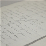 Ben Hogan's Handwritten Notes for Letter to Host Course Carnoustie After 1953 Open Win 