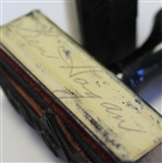 Two Ben Hogan Signature Rubber Stamp Blocks and 5 Note Pads - 'From the Desk of Ben Hogan'