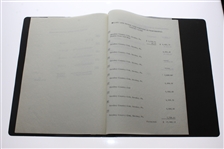 Ben Hogan's 1956 Summary of Professional Earnings - In-depth Document/Publication
