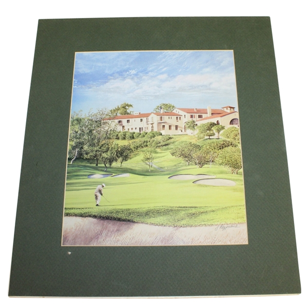 Ben Hogan at Riviera Jim Fitzpatrick Print - Matted