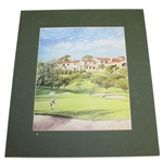 Ben Hogan at Riviera Jim Fitzpatrick Print - Matted