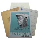 Ben Hogan Golf Shoes Brochure with Ravielli Cover Art