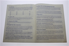 Ben Hogan Golf Shoes Brochure with Ravielli Cover Art