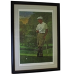 Ben Hogan Signed Limited Edition #9/10 Bart Forbes Color Print - Framed JSA ALOA