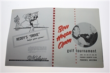 1950 Ben Hogan Open at Phoenix Country Club Program (Phoenix Open) - Jimmy Demaret Winner