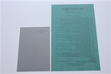 1950 Ben Hogan Open at Phoenix Country Club Program (Phoenix Open) - Jimmy Demaret Winner
