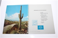Jack Fleck Signed 1960 Phoenix Open 25th Anniversary Program JSA ALOA