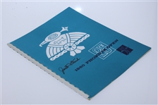 Jack Fleck Signed 1960 Phoenix Open 25th Anniversary Program JSA ALOA