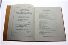 1937 Open Championship Carnoustie Commentary Program - Published by Carnoustie GC Committee