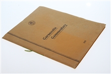 1937 Open Championship Carnoustie Commentary Program - Published by Carnoustie GC Committee