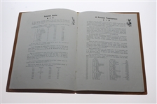 1939 Open Golf Championship St. Andrews Booklet