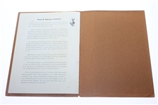 1939 Open Golf Championship St. Andrews Booklet