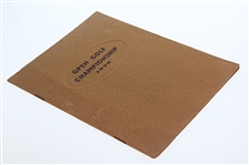1939 Open Golf Championship St. Andrews Booklet