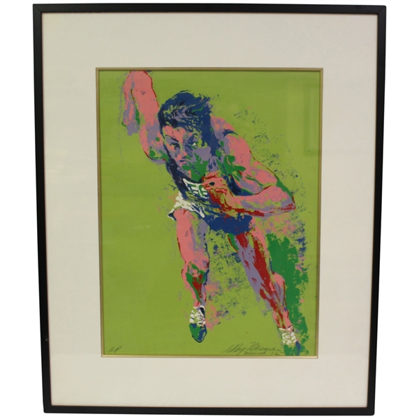 LeRoy Neiman Signed 1972 Munich Olympics Artist Proof - Framed JSA ALOA