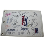 Undated TPC Sawgrass CHAMPS Embroidered Flag - Mickelson, Garcia, Fowler & More JSA #Z09266
