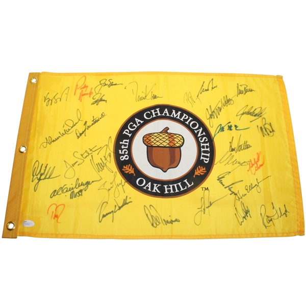 2003 PGA Championship CHAMPS Flag - Nicklaus, Player, Mickelson & More JSA #Z09261