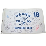 2006 US Open CHAMPS Flag - Palmer, Nicklaus, Player & More JSA #Z09259
