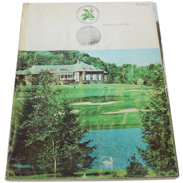 1965 PGA Championship Program - Dave Marr Win