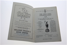 Peter Thomson Signed 1958 Open Championship at Royal Lytham Program - Friday JSA ALOA