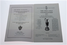 1957 Open Championship at St. Andrews Program - Monday - Bobby Locke Winner