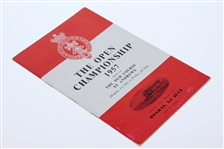 1957 Open Championship at St. Andrews Program - Monday - Bobby Locke Winner