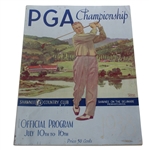 1938 PGA Championship at Shawnee Country Club Program - Paul Runyan Winner