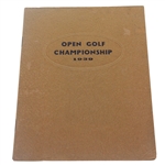 1939 Open Golf Championship St. Andrews Booklet