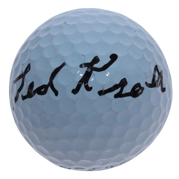 Ted Kroll Signed Titleist Golf Ball JSA ALOA