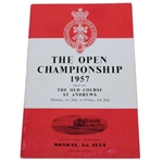 1957 Open Championship at St. Andrews Program - Monday - Bobby Locke Winner