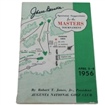 Jack Burke Signed 1956 Masters Spectator Guide JSA ALOA