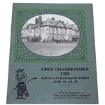 Silvertown Co. 1926 Open Championship at Royal Lytham & St Annes Pamphlet-Bobby Jones Win