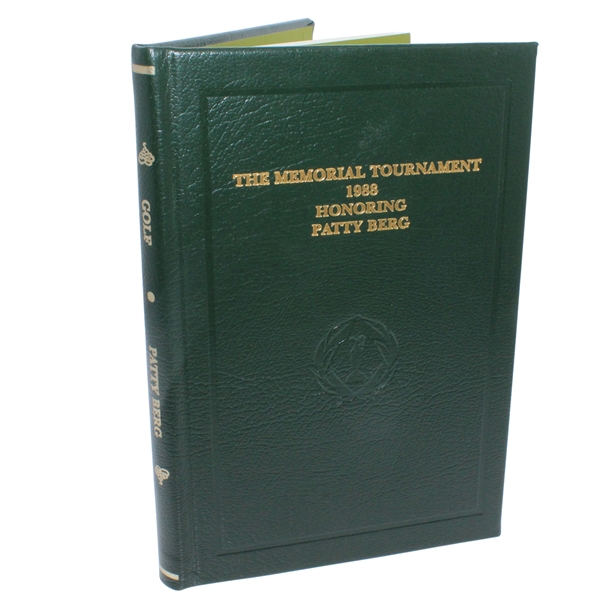 1988 Memorial Tournament Ltd Ed Book Honoring Patty Berg #119/250