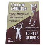 1950 Golden Anniversary Womens Amateur at East Lake CC Program - Bevery Hanson Winner