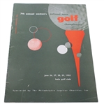 1952 US Womens Open Championship Program - Louise Suggs Win
