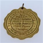 1961 Arnold Palmer vs Jay Hebert PGA National Golf Week Medal and Booklet