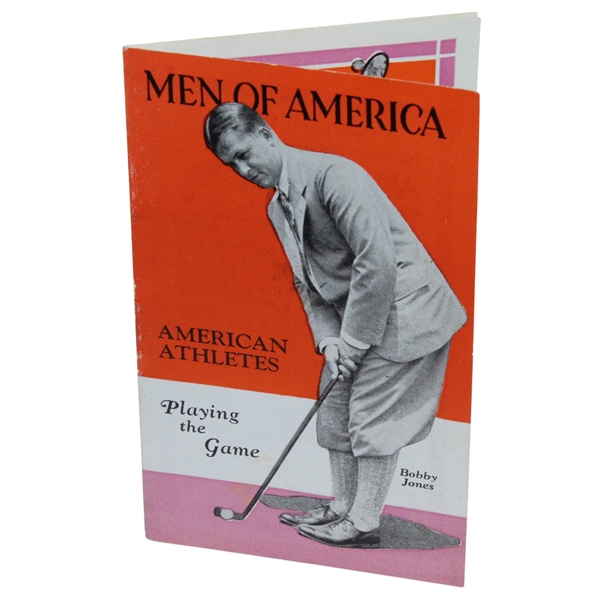 1929 Bobby Jones Cover Men of America No. 35 Sports Booklet - Great Condition