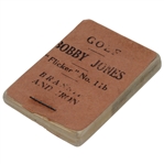 Golf Bobby Jones "Flicker" No.11b Book - Brassie and Iron