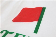Herman Keiser Signed Early 1990's White Masters Flag JSA ALOA