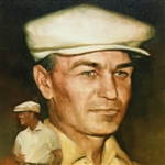 Ben Hogan Honoree, Mrs. Hogan's Personal Glenn Harrington Print - Used for 1999 Memorial Program - Framed